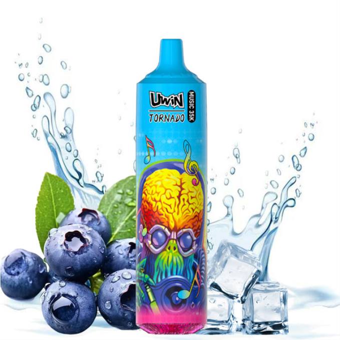UWIN Vape Nicotina - arándano en hielo 460419 UWIN CRYSTAL vaporizador desechable 35k