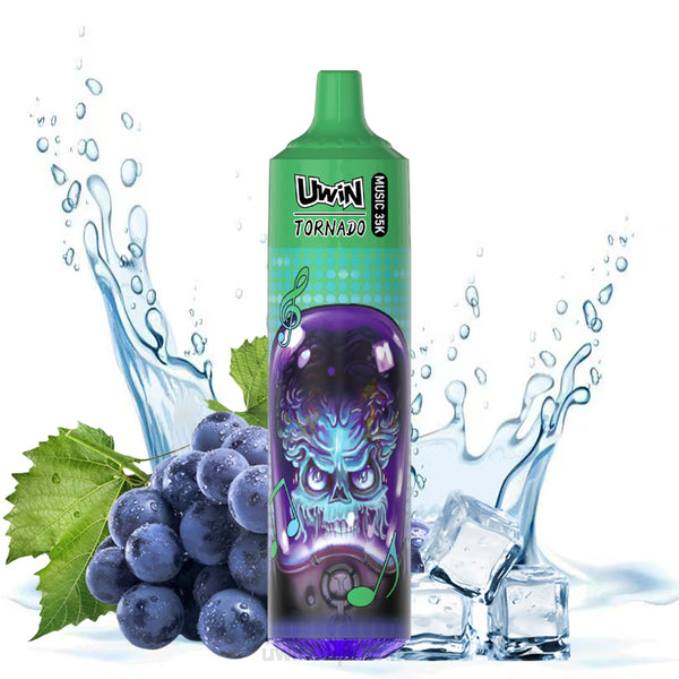 UWIN Vape Recargable - hielo de uva 460417 UWIN CRYSTAL vaporizador desechable 35k